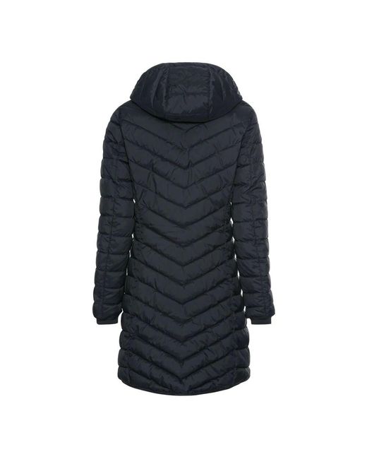 Camel Active Blue Mantel Mit Fischgratmuster