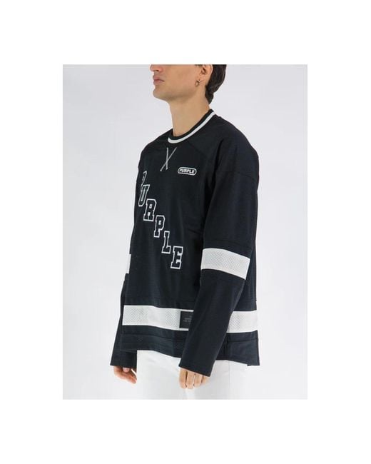 Purple Brand Mesh Jersey Team in Black für Herren