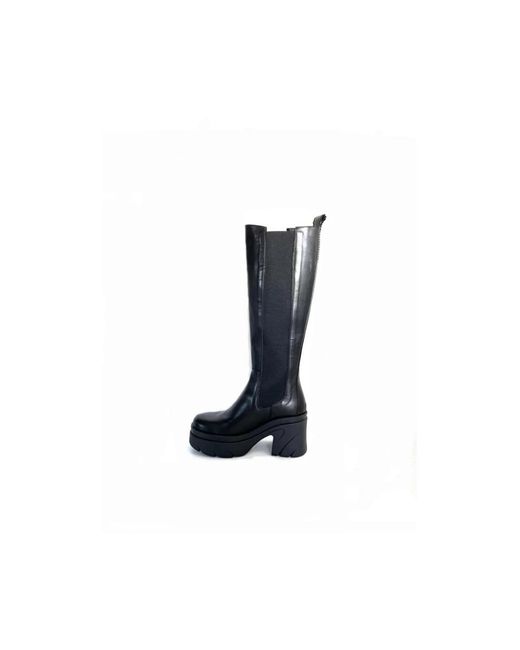Guglielmo Rotta Blue Heeled Boots