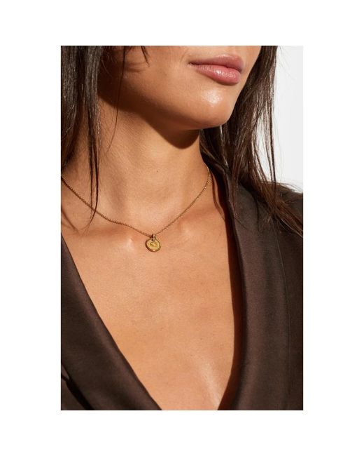 Necklaces COACH de color Metallic