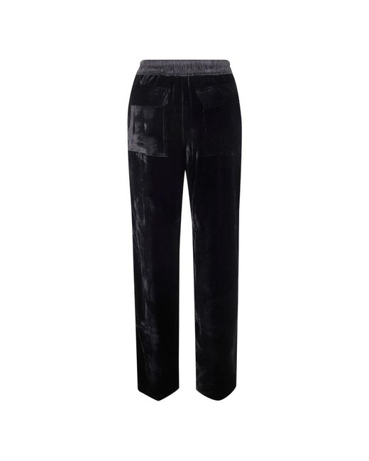 Straight Trousers Rick Owens de color Black