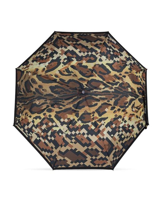 Moschino Brown Faltschirm