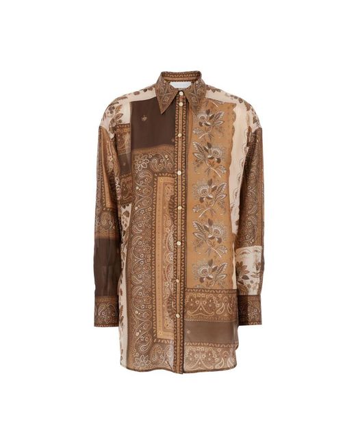 Shirts Zimmermann en coloris Brown
