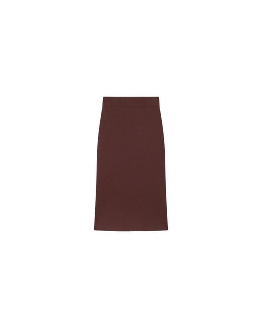 Alpha Studio Brown Pencil Skirts