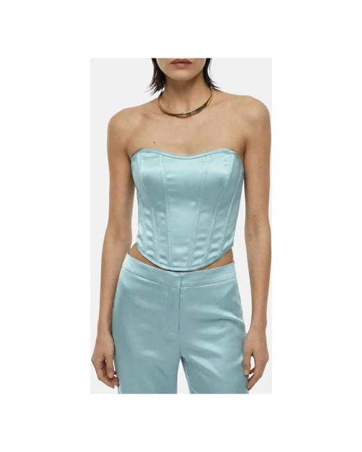 Imperial Blue Sleeveless Tops