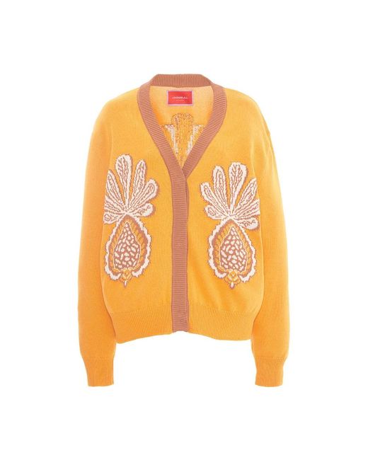 LaDoubleJ Vest Met Print in het Orange