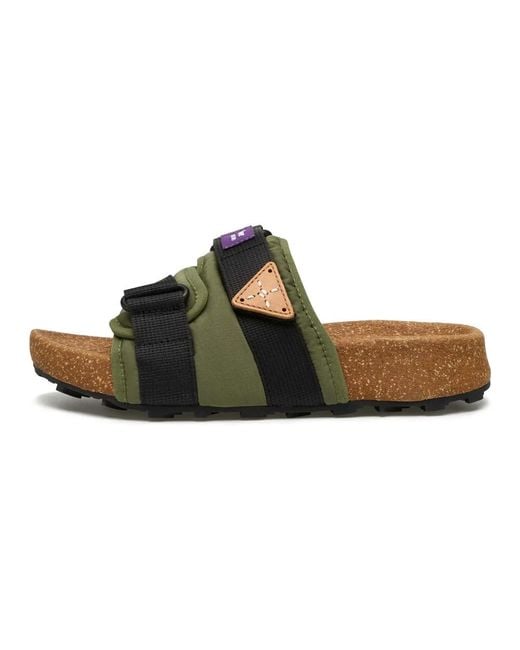 Flower Mountain Brown Herren/Schuhe/Flip-Flops Niwa Slipper Uni