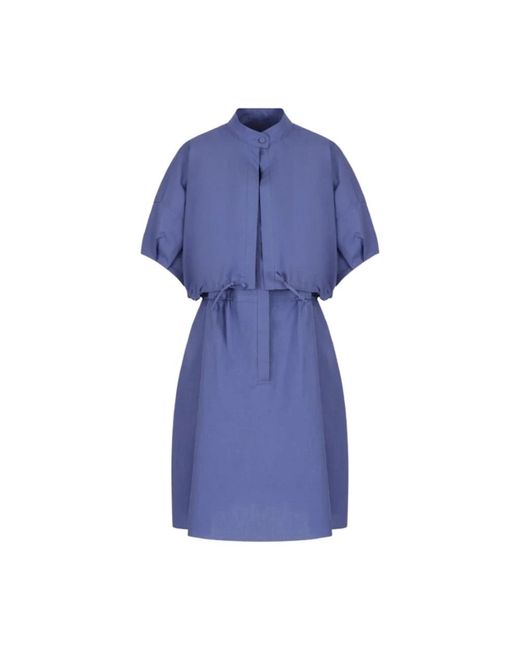 Emporio Armani Blue Short Dresses