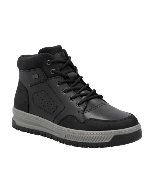 Rieker Black Lace-Up Boots for men