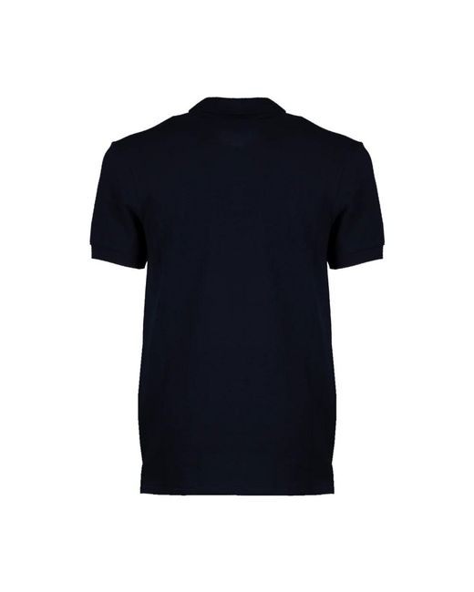 Paul Smith Tops ,Zwart ,Katoen Zebra Logo Polo Shirt Met Korte Mouwen in het Blue voor heren