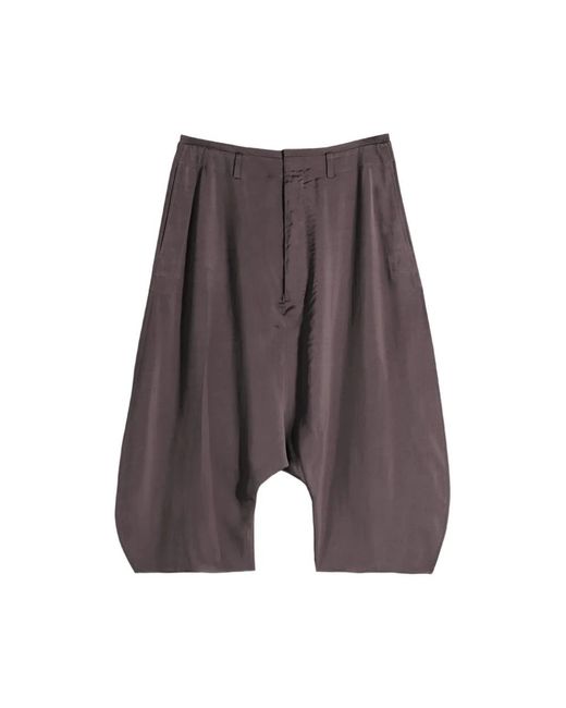 Lemaire Gray Long Shorts