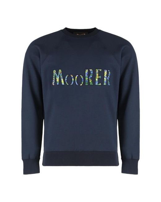 Moorer Blue Sweatshirts for men