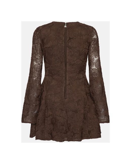 ROTATE BIRGER CHRISTENSEN Brown Short Dresses