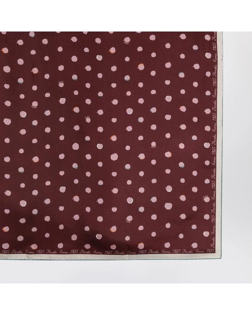 Fendi Purple Winter Scarves