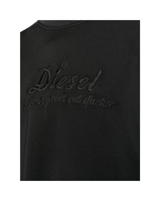 DIESEL Black Sweatshirts
