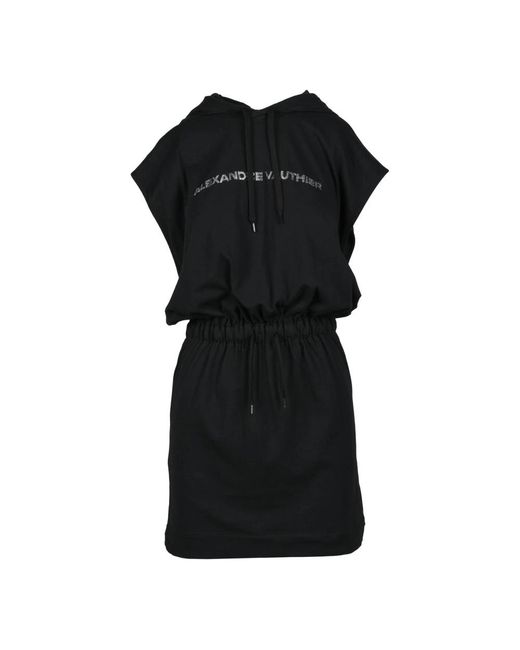 Alexandre Vauthier Kleedjes ,Zwart ,Katoen Damesjurk in het Black