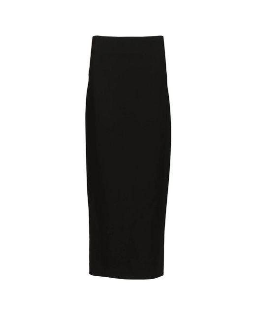Khaite Black Midi Skirts