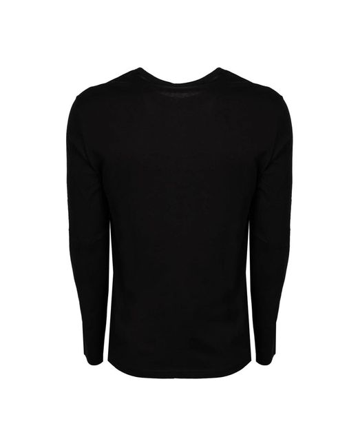 Emporio Armani Long sleeve tops in Black für Herren