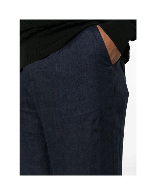 Dolce & Gabbana Blue Wide Trousers for men