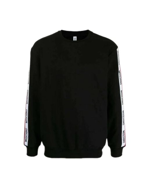 Moschino Sweatshirt mit logo-band am arm in Black für Herren