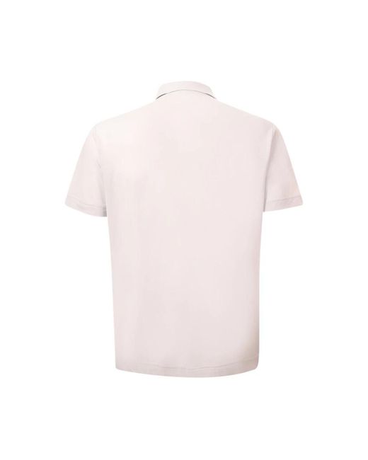 Zanone Pink Polo Shirts for men