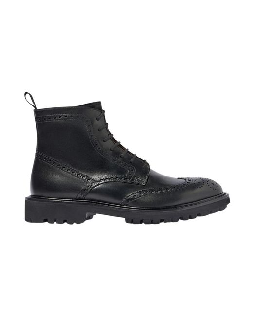 Scarosso Black Thomas Lace-up Boots for men