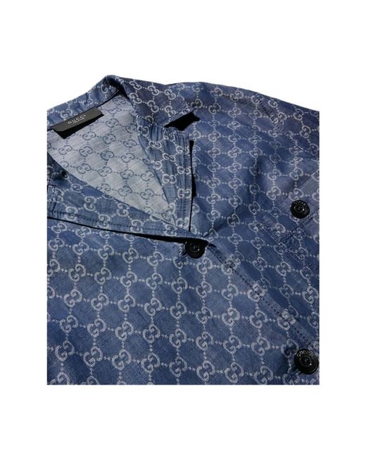 Shirts Gucci de color Blue