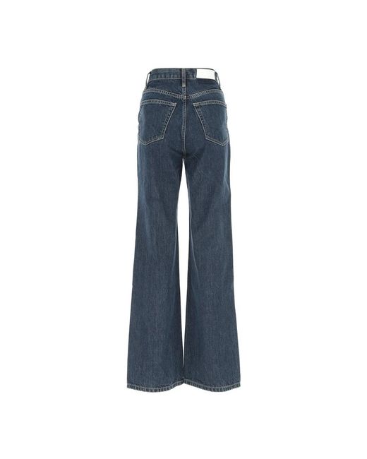 Re/done Flared Jeans in het Blue