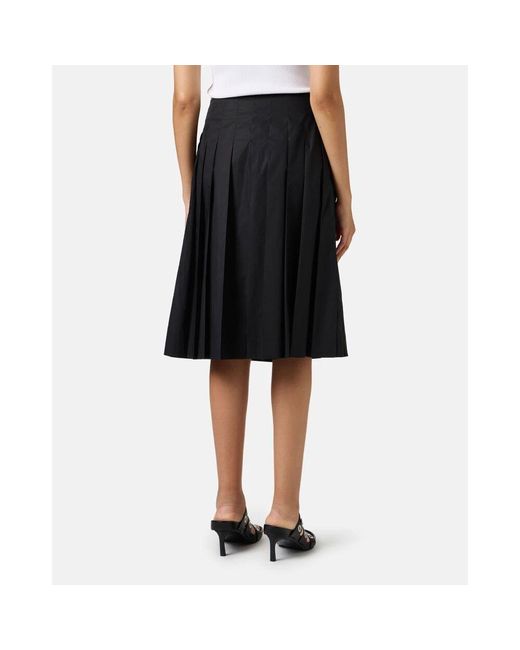 Midi Skirts Iceberg de color Black