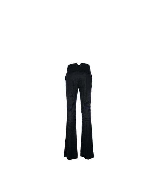 OMBRA MILANO Black Wide Trousers