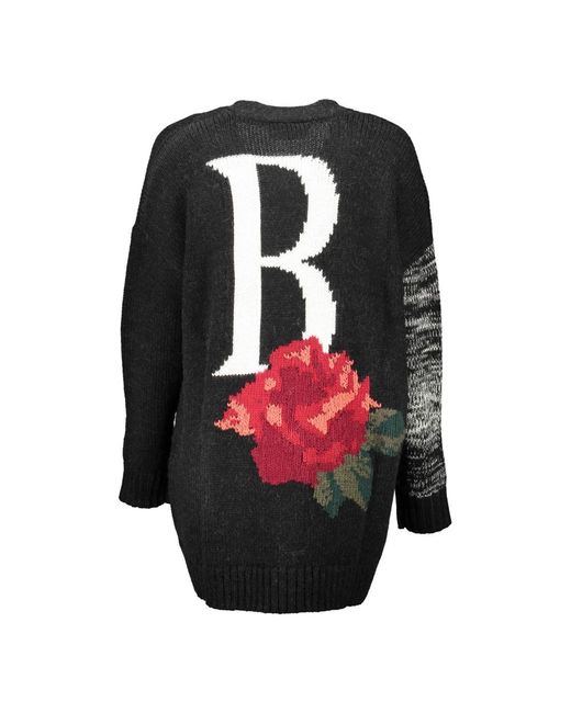 Blugirl Blumarine Truien & Vesten ,Zwart ,Zwarte Cardigan Met Lange Mouwen in het Black
