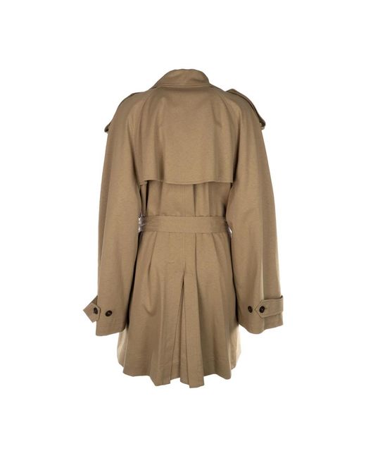 Balenciaga Natural Trench Coats