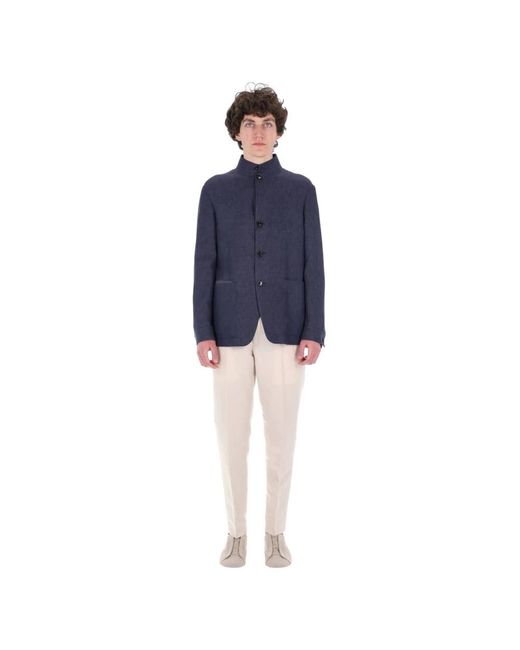 Zegna Blue Blazers for men