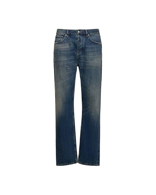 Burberry Blue Straight Jeans for men