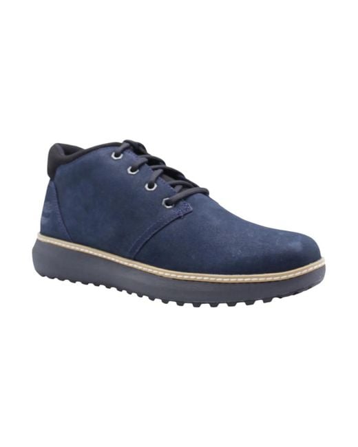 Timberland Blue Lace-Up Boots for men