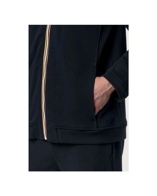 K-Way Blue Zip-Throughs for men