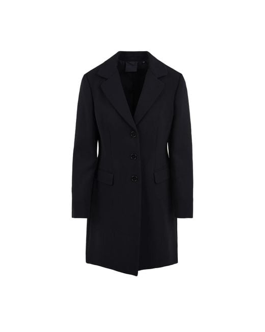 Aspesi Single-Breasted Coats in het Black