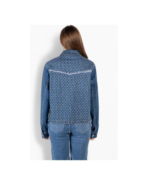 Denim Jackets Hèst de color Blue