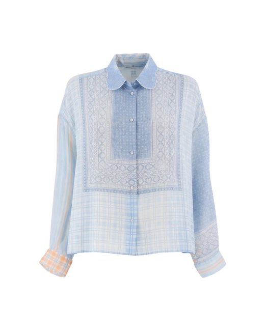 Ermanno Scervino Blue Shirts