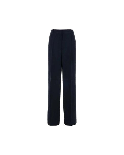 Anine Bing Blue Straight Trousers