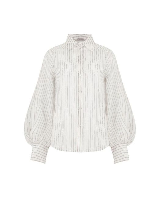 D.exterior White Shirts