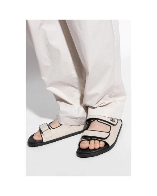 Dolce & Gabbana Natural Sliders for men