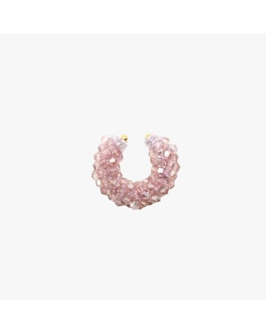 Earrings Kroon 02 de color Pink