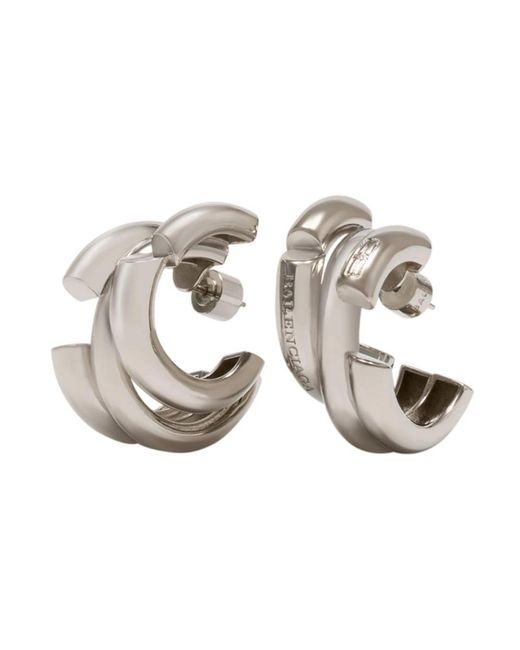 Balenciaga Metallic Earrings
