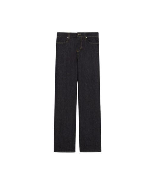 Straight Jeans Max Mara en coloris Black