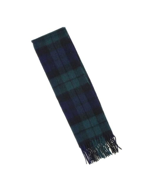 Barbour Blue Winter Scarves for men