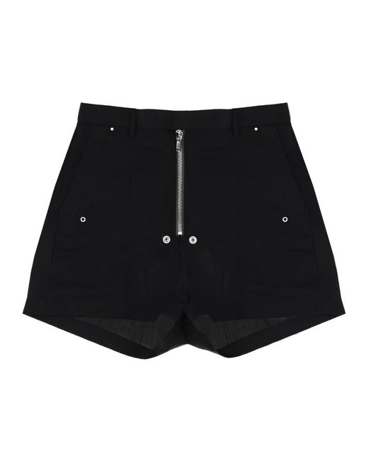 Rick Owens Black Casual Shorts