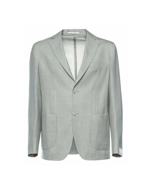 Eleventy Gray Blazers for men