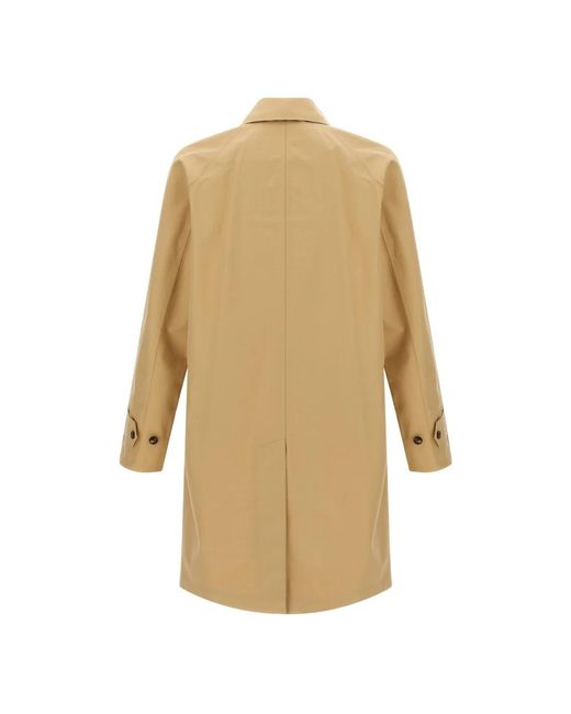 Burberry Jassen ,Katoen Car Coat York in het Natural voor heren