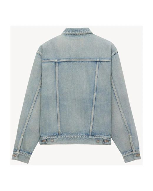 Saint Laurent Denim Jackets in het Blue voor heren